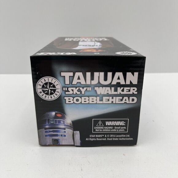 Seattle Mariners Taijuan "Sky" Walker Bobblehead The Tai Fighter Star Wars Rare - Picture 5 of 7